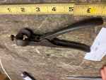 Vtg cast Hand Saw Set Hand Tool antique cross cut Straightens the Teeth