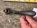 Vtg cast Hand Saw Set Hand Tool antique cross cut Straightens the Teeth
