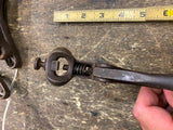 Vtg cast Hand Saw Set Hand Tool antique cross cut Straightens the Teeth