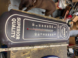 Jeep Military CJ2A Wall sign Thermometer Display Advertising WW2 Collectible NUT
