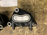 Dual Disc Front Brake Calipers 00^ Touring FLH Dyna Sportster OEM Harley 4 pisto