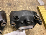 Dual Disc Front Brake Calipers 00^ Touring FLH Dyna Sportster OEM Harley 4 pisto