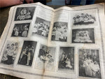 1908 Ladys Home journal Magazine Kellogs cereal Advertisin Gold medal Flower Art