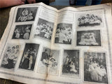 1908 Ladys Home journal Magazine Kellogs cereal Advertisin Gold medal Flower Art