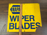 Vintage 1970s Napa Wiper Blades Advertising Storage Box Front Sign