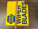 Vintage 1970s Napa Wiper Blades Advertising Storage Box Front Sign