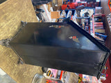 Antique Victorian Ornate Coal Scuttle Hod Caddy Tin Box Fireplace Ash Bin 1880's