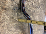 Low Chrome Handlebars 1" 2" tall Harley Sportster Dyna Softail Custom Chopper!
