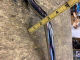 Low Chrome Handlebars 1" 2" tall Harley Sportster Dyna Softail Custom Chopper!