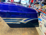 Harley OEM FLHX 2008 Limited Edition Frost Bite Blue Saddlebag Street Glide Left