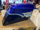 Harley OEM FLHX 2008 Limited Edition Frost Bite Blue Saddlebag Street Glide RIGH