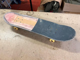 Vintage 31" Wooden Skateboard Skull Grim Reaper Design Team Thunder Trucks