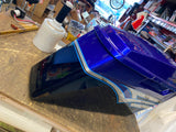 Harley OEM FLHX 2008 Limited Edition Frost Bite Blue Saddlebag Street Glide RIGH