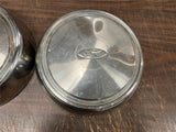Vintage OEM 92-09 Ford E250 Van 12" Dog Dish Hubcaps Pair Of 2 E350