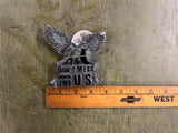 Live To Ride Collector Series Don't Mess With The US Patriotic Eagle Paperweight