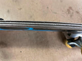Vintage 31" Wooden Skateboard Skull Grim Reaper Design Team Thunder Trucks
