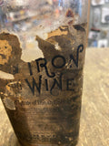 Vtg Elixor Bottle Glass 1900's Medicine Iron Wine Heyner Cleveland oh Quack Anti