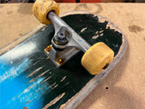 Vintage 31" Wooden Skateboard Skull Grim Reaper Design Team Thunder Trucks