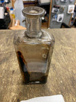 Vtg Elixor Bottle Glass 1900's Medicine Iron Wine Heyner Cleveland oh Quack Anti