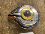 Custom S&S Air Cleaner Harley Brass Inlays chopper Softail Rigi Slotted Artwork!