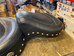 Mustang Custom Seat Touring Harley 1985 1986 Wide Glide Evo vintage Studs FXWG