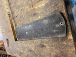 Vtg Reverse Painted Foil Glass Sign 1920's F.W Shellenbarger Private Eye Antique