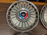 1962 Rare Ford Galaxy Sunliner Starliner14” Full Hubcaps 4 Beautiful Convertible