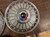 1962 Rare Ford Galaxy Sunliner Starliner14” Full Hubcaps 4 Beautiful Convertible