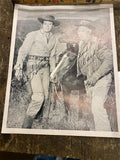Signed Picture TV Wagon Train Series 1957-62 Actors Rob horton Ward bond Western