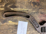 Vtg Beemis & Call b&c Adjustable Wrenches Springfield mass Tools Curved S Pair!