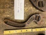 Vtg Beemis & Call b&c Adjustable Wrenches Springfield mass Tools Curved S Pair!