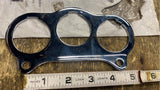 Harley Mini Gauge Bracket riser Mount 1.5 Custom Touring Softail Hot Rod Chrome