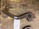 Vtg Beemis & Call b&c Adjustable Wrenches Springfield mass Tools Curved S Pair!