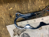 Harley Mini Gauge Bracket riser Mount 1.5 Custom Touring Softail Hot Rod Chrome