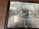 Vtg Carnegie Library Of Pittsburgh Smithfield St Bridge Railcar Photo Frame 1912