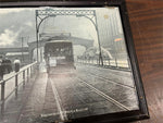 Vtg Carnegie Library Of Pittsburgh Smithfield St Bridge Railcar Photo Frame 1912