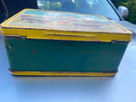 Vtg 50's Roy Rogers Dale Evans Tin Lunch Box American Thermos Double R Bar Ranch