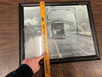 Vtg Carnegie Library Of Pittsburgh Smithfield St Bridge Railcar Photo Frame 1912