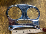 Harley Mini Gauge Bracket riser Mount 1.5 Custom Softail Sportster Dyna Dual