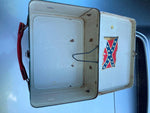 Vtg 50's Roy Rogers Dale Evans Tin Lunch Box American Thermos Double R Bar Ranch