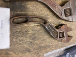 Vtg Buffalo Ny mfg Co Adjustable Wrenches Tools Curved S Wrench Antique Auto Pr!