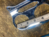 Harley Mini Gauge Bracket riser Mount 1.5 Custom Softail Sportster Dyna Dual