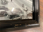 Vtg Carnegie Library Of Pittsburgh Liberty Bridge 1933 Framed Photograph