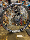 Dual Disc Front Wheel Harley Wide Glide Softail 80-99 FXST Twisted Spoke 2.15x21