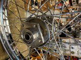 Dual Disc Front Wheel Harley Wide Glide Softail 80-99 FXST Twisted Spoke 2.15x21