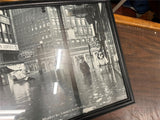 Vtg Carnegie Library Of Pittsburgh Market St/ Liberty Ave Flood 1936 Photo Frame