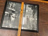 Vtg Carnegie Library Of Pittsburgh Market St/ Liberty Ave Flood 1936 Photo Frame