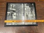 Vtg Carnegie Library Of Pittsburgh Market St/ Liberty Ave Flood 1936 Photo Frame