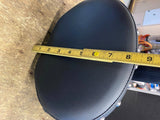 Wide Oval Backrest Pad Studs Sissybar Harley Sportster Softail Dyna FXR Supergli