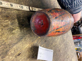 Vtg Indian exercise club Juggling Performance Circus Polychrome decor 1900 Antiq